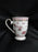 Grace's Teaware Pink Roses & Pink Band on White: Mug (s), 4 1/4" Tall