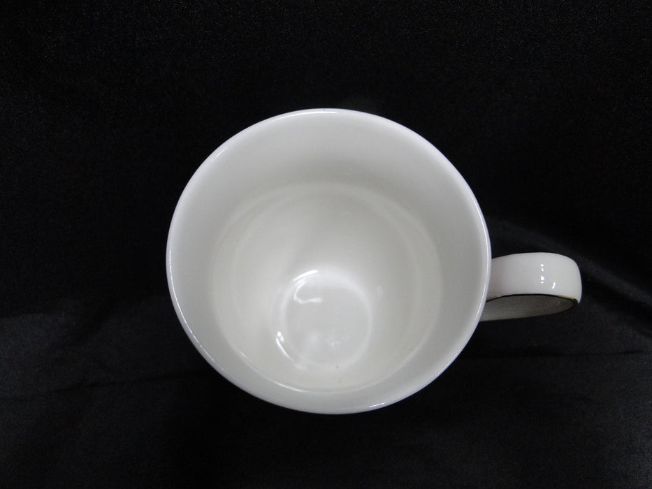 Grace's Teaware Pink Roses & Pink Band on White: Mug (s), 4 1/4" Tall