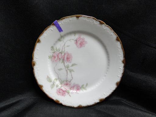 Haviland (Limoges) Schleiger 1151, Baltimore Roses: Bread Plate, 6 1/8", As Is