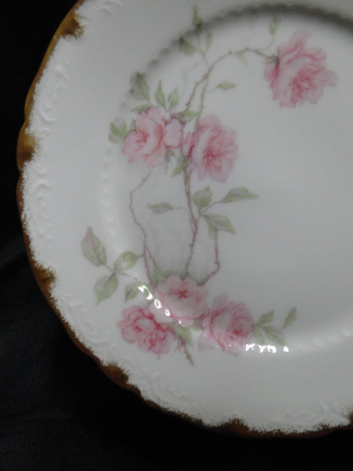 Haviland (Limoges) Schleiger 1151, Baltimore Roses: Bread Plate, 6 1/8", As Is