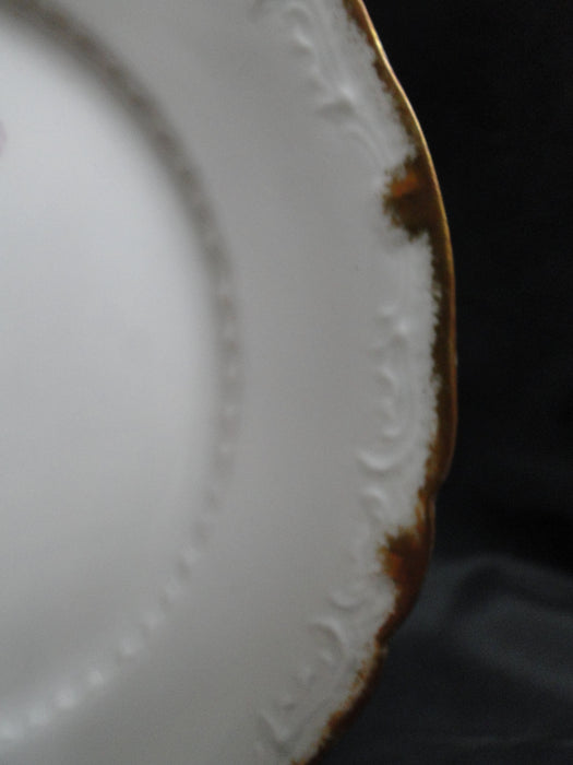 Haviland (Limoges) Schleiger 1151, Baltimore Roses: Bread Plate, 6 1/8", As Is