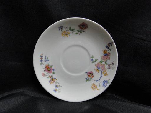 Haviland (Limoges) Head 56, Pink & Yellow, CHF 189: 5 5/8" Saucer (s) Only
