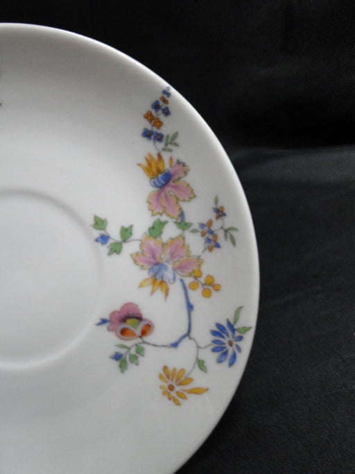 Haviland (Limoges) Head 56, Pink & Yellow, CHF 189: 5 5/8" Saucer (s) Only