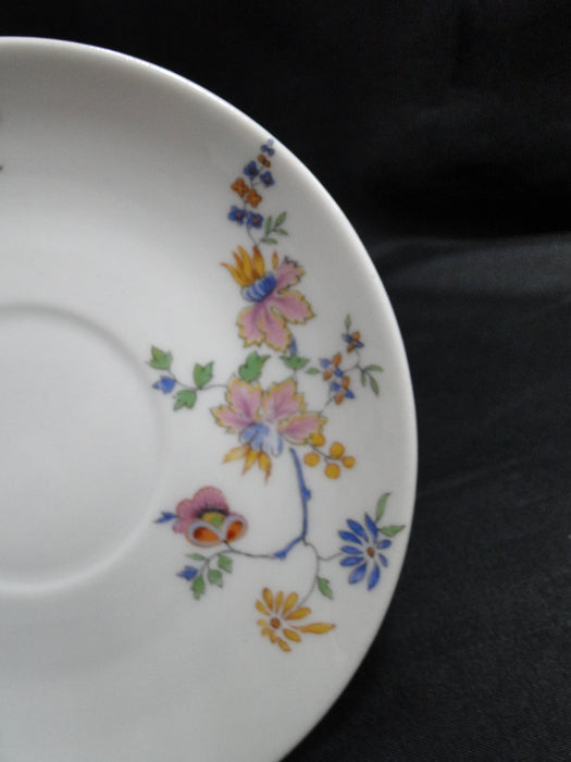 Haviland (Limoges) Head 56, Pink & Yellow, CHF 189: 5 5/8" Saucer (s) Only