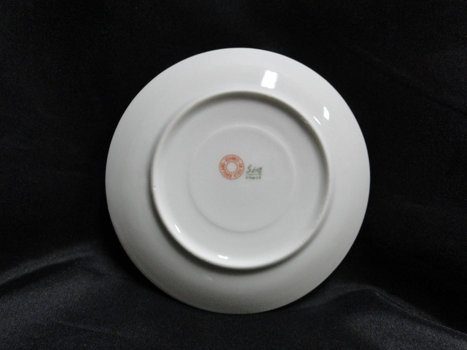 Haviland (Limoges) Head 56, Pink & Yellow, CHF 189: 5 5/8" Saucer (s) Only