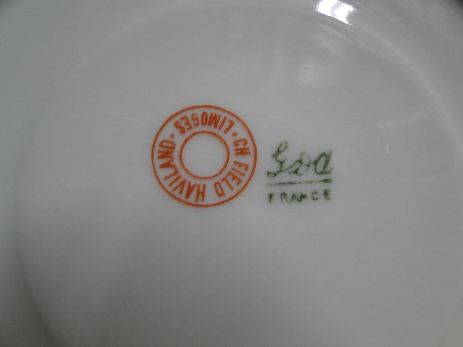 Haviland (Limoges) Head 56, Pink & Yellow, CHF 189: 5 5/8" Saucer (s) Only