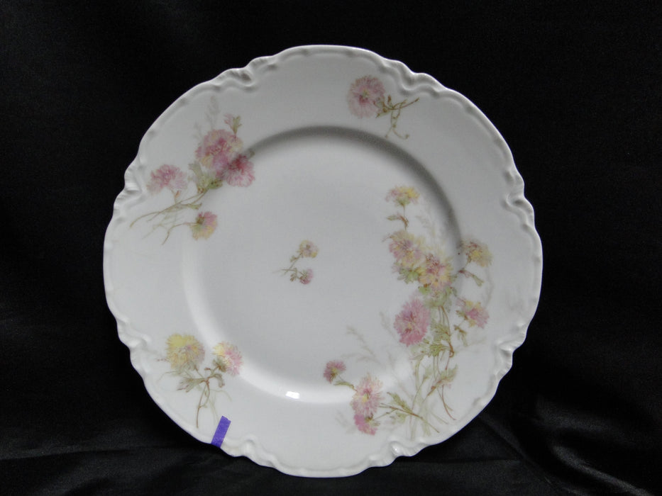 Haviland Schleiger 664C, Yellow & Pink Flowers: Dinner Plate (s), 9 5/8", As Is