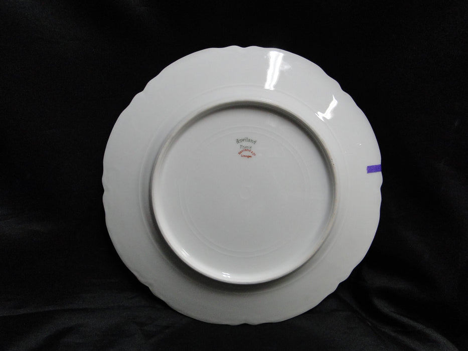 Haviland Schleiger 664C, Yellow & Pink Flowers: Dinner Plate (s), 9 5/8", As Is