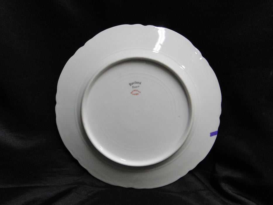 Haviland Schleiger 664C, Yellow & Pink Flowers: Dinner Plate (s), 9 5/8", As Is