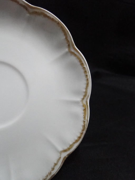 Haviland (Limoges) Schleiger 22, Double Gold Trim: 5 1/2" Saucer (s) Only, As Is