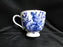 Grace's Teaware Blue Florals on White: Cup & Saucer Set (s), 3 1/4" Tall
