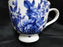 Grace's Teaware Blue Florals on White: Cup & Saucer Set (s), 3 1/4" Tall