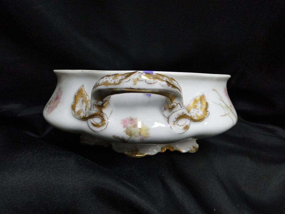 Haviland Schleiger 664C, Yellow & Pink Flowers: Oval Serving Bowl, No Lid, As Is
