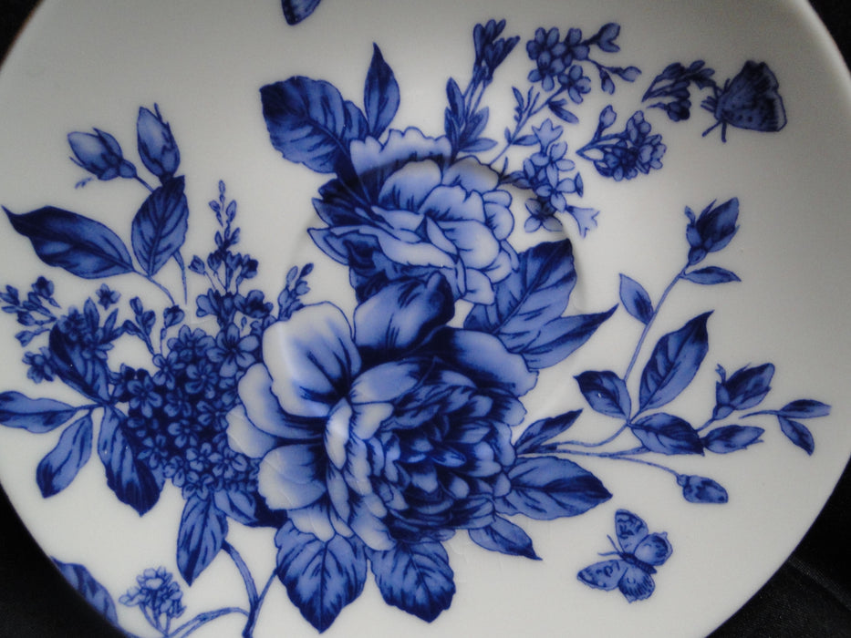 Grace's Teaware Blue Florals on White: Cup & Saucer Set (s), 3 1/4" Tall
