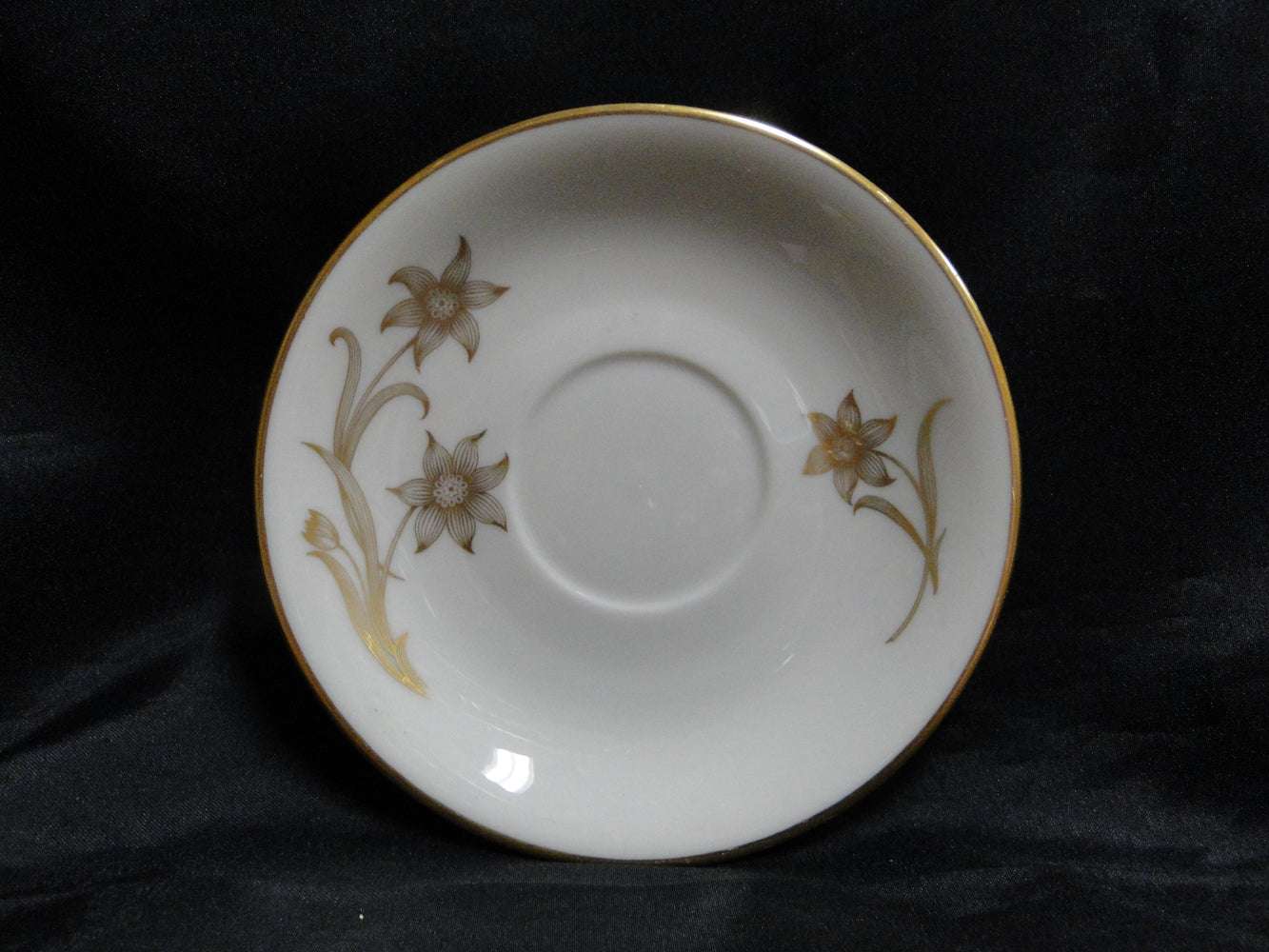 Lenox Daybreak, Gold Flowers & Stems: 5 5/8" Saucer Only, No Cup