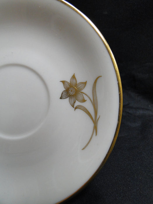 Lenox Daybreak, Gold Flowers & Stems: 5 5/8" Saucer Only, No Cup