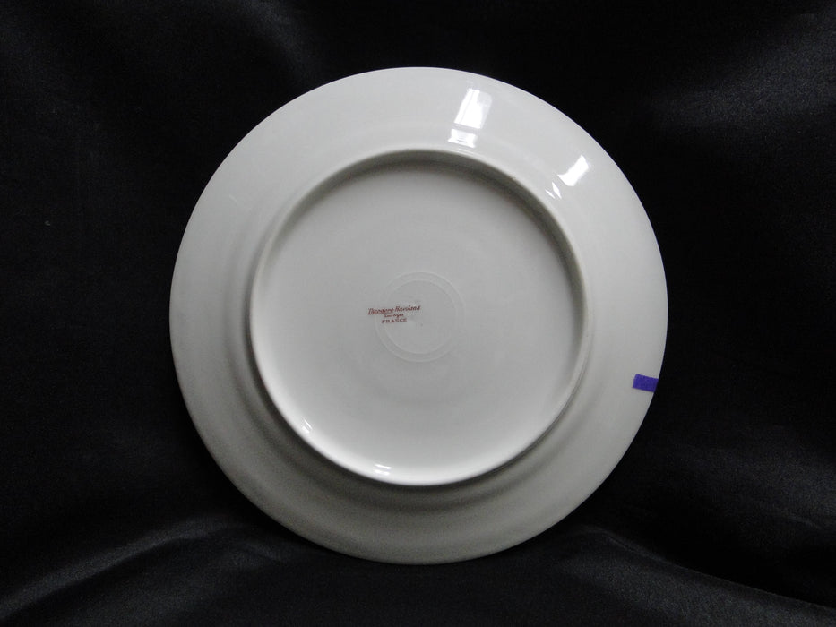 Haviland (Limoges) Schleiger 318-2, Pink, Green Scroll: Salad Plate 8 5/8" As Is