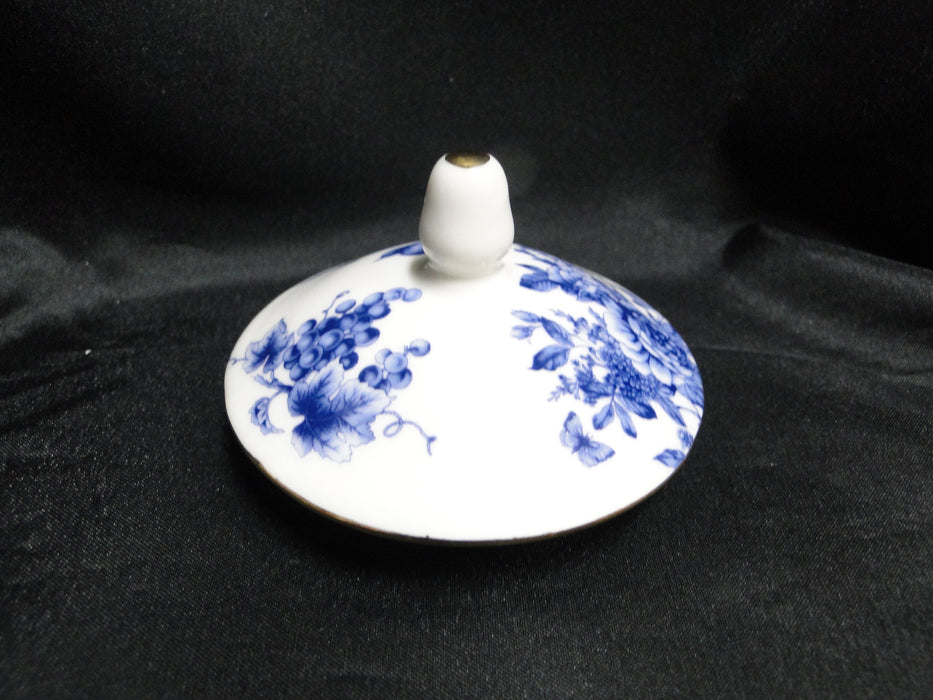 Grace's Teaware Blue Florals on White: Sugar Bowl & Lid, 5"Tall
