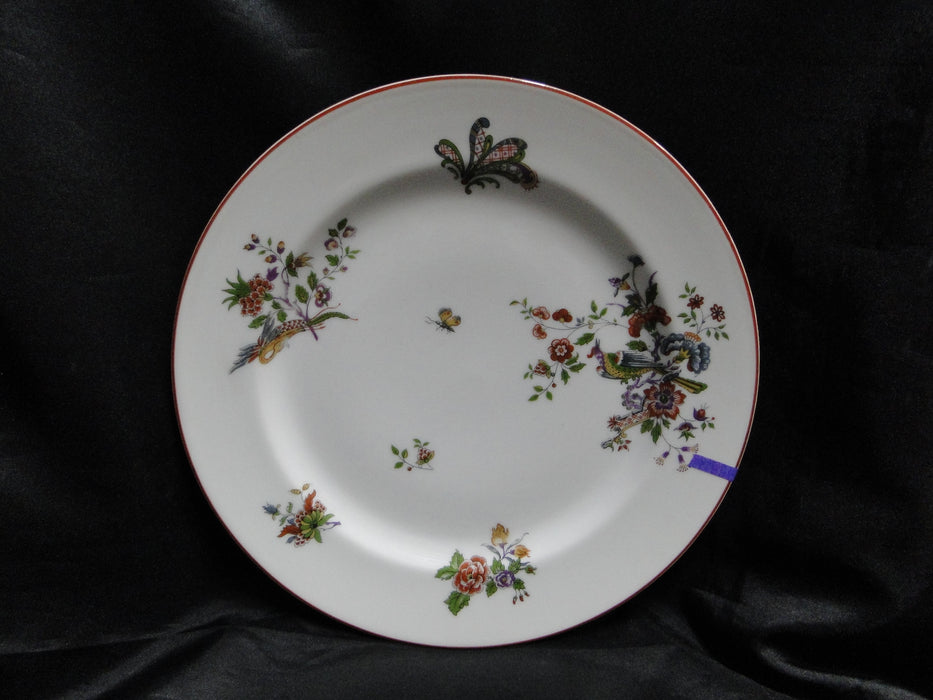 Haviland Schleiger 684-2, Birds & Florals: Dinner Plate (s), 9 3/4", As Is