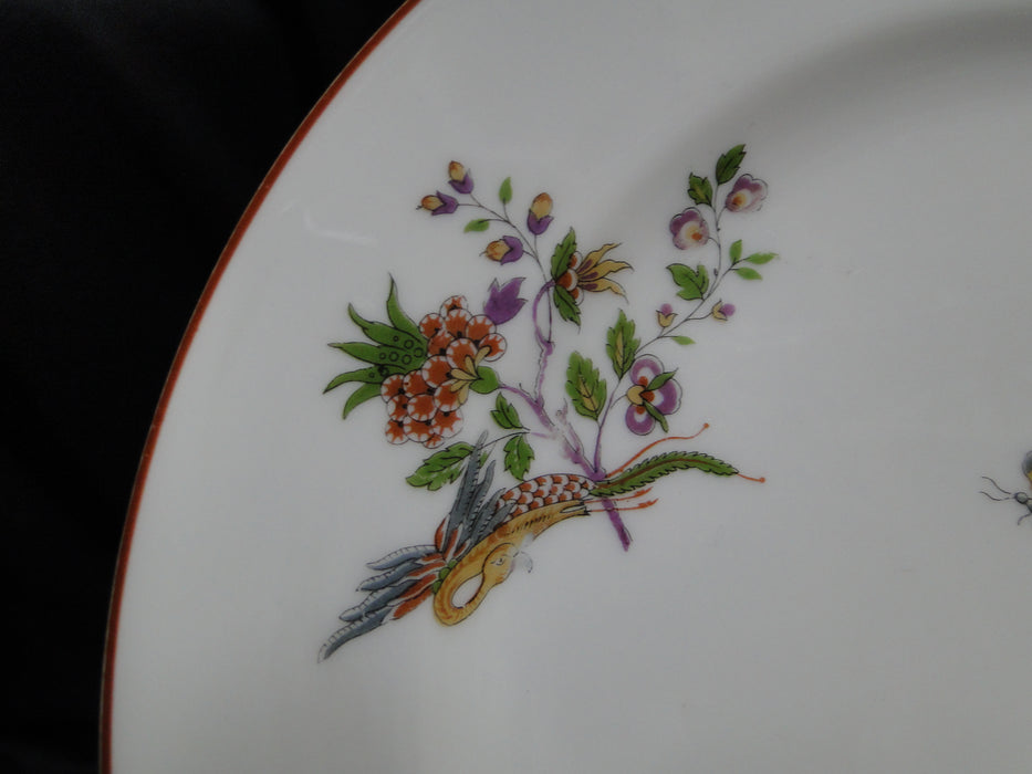 Haviland Schleiger 684-2, Birds & Florals: Dinner Plate (s), 9 3/4", As Is