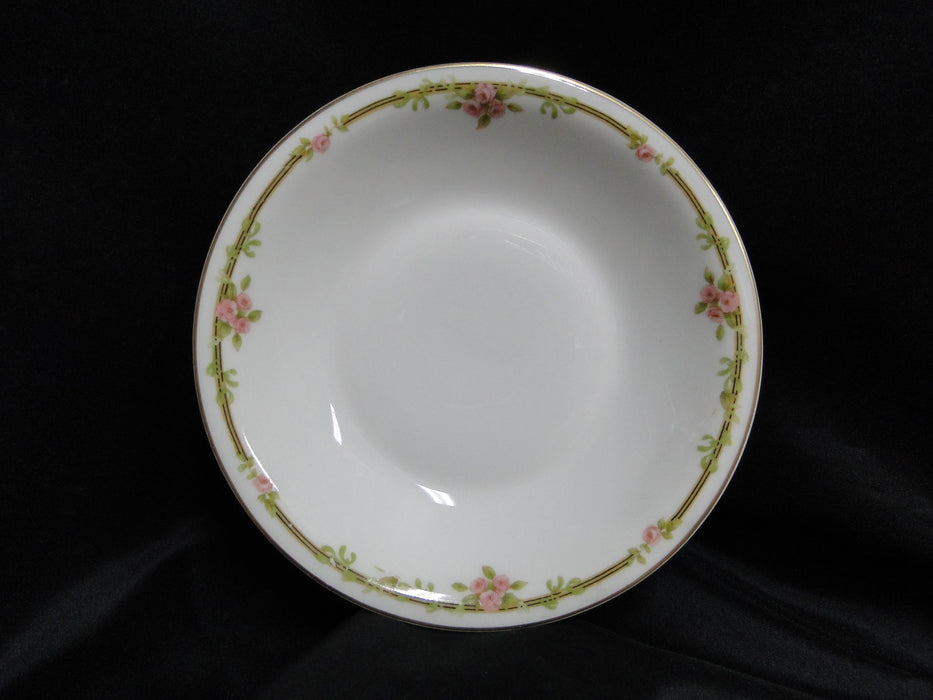 Haviland Schleiger 625A, Pink Roses on Vine: Coupe Soup Bowl (s), 7 1/2"
