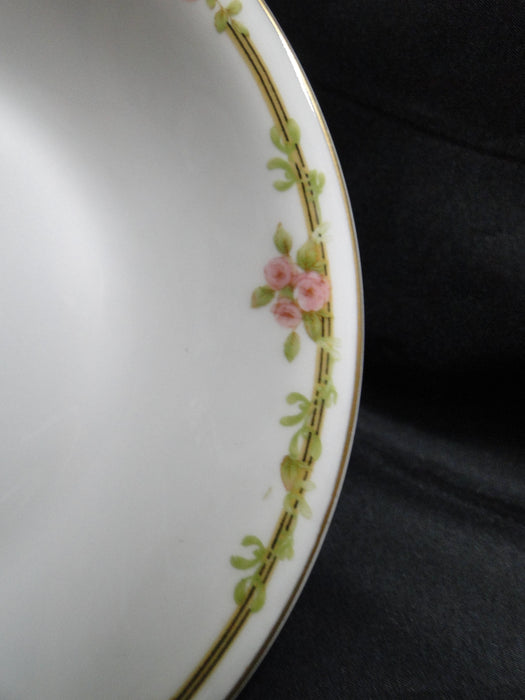 Haviland Schleiger 625A, Pink Roses on Vine: Coupe Soup Bowl (s), 7 1/2"