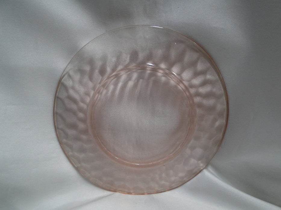 Jeannette Glass Hex Optic Pink, Honeycomb, Depression: Luncheon Plate (s) 7 7/8"