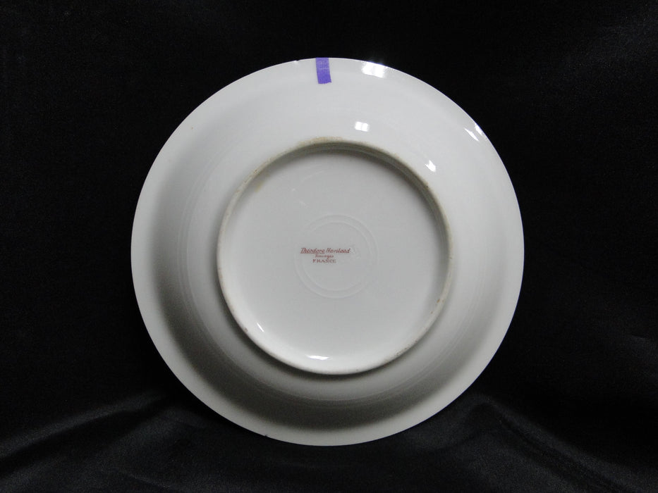 Haviland Schleiger 625A, Pink Roses on Vine: Coupe Soup Bowl, 7 1/2", As Is