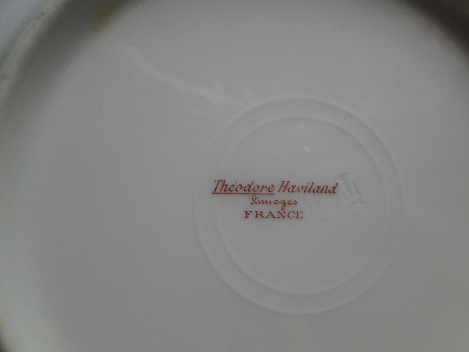 Haviland Schleiger 625A, Pink Roses on Vine: Coupe Soup Bowl, 7 1/2", As Is