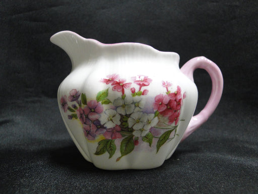 Shelley Stocks, Pink Flowers & Trim: Mini Creamer, 2 3/4" Tall Dainty