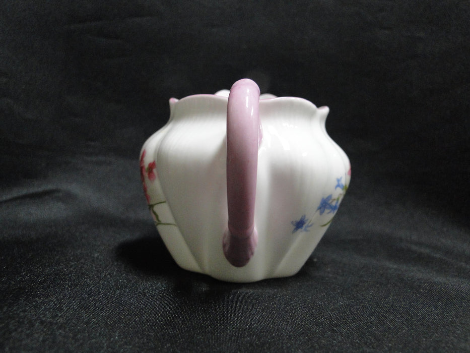 Shelley Stocks, Pink Flowers & Trim: Mini Creamer, 2 3/4" Tall Dainty