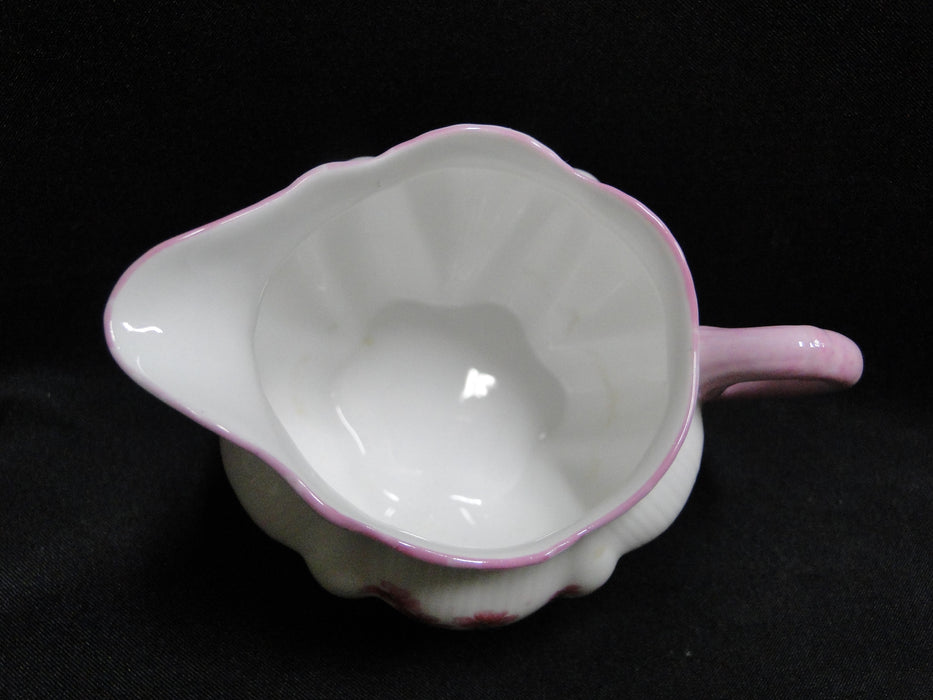 Shelley Stocks, Pink Flowers & Trim: Mini Creamer, 2 3/4" Tall Dainty