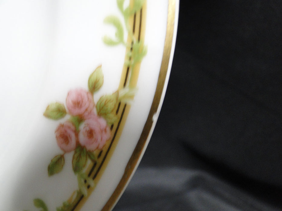 Haviland Schleiger 625A, Pink Roses on Vine: Bread Plate (s), 6 1/4", As Is