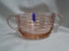 Anchor Hocking Manhattan Pink, Depression Glass: Open Sugar Bowl, As Is