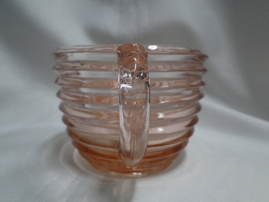 Anchor Hocking Manhattan Pink, Depression Glass: Open Sugar Bowl, As Is