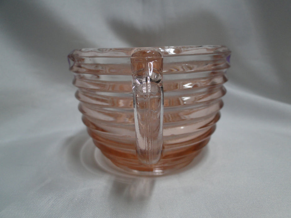 Anchor Hocking Manhattan Pink, Depression Glass: Open Sugar Bowl, As Is