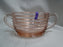 Anchor Hocking Manhattan Pink, Depression Glass: Open Sugar Bowl, As Is
