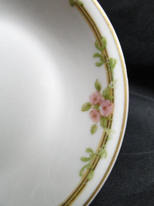 Haviland Schleiger 625A, Pink Roses on Vine: Fruit Bowl, 5" x 1", As Is