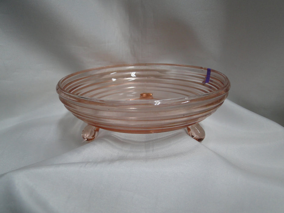 Anchor Hocking Manhattan Pink, Depression Glass: Footed Candy Dish (es), As Is