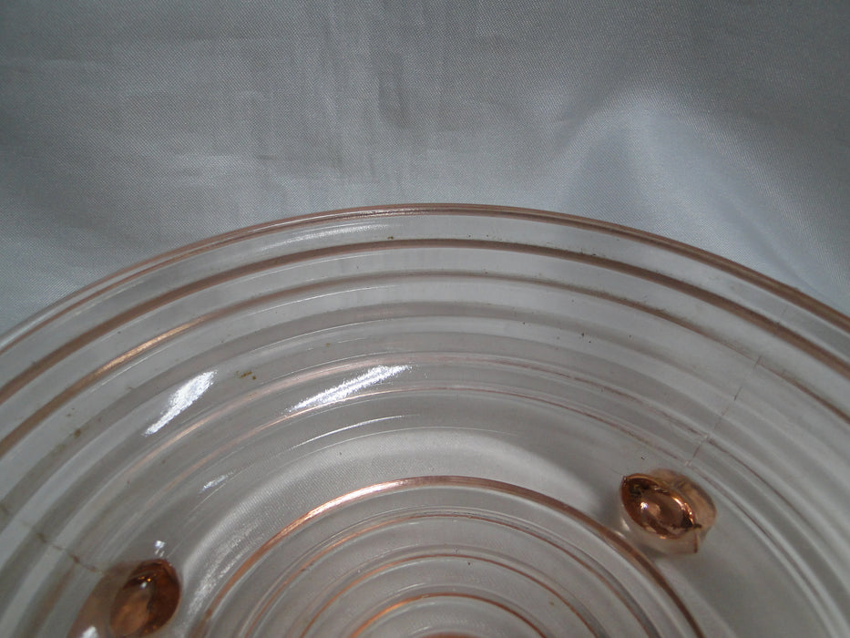 Anchor Hocking Manhattan Pink, Depression Glass: Footed Candy Dish (es), As Is