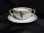 Haviland Schleiger 625A, Pink Roses on Vine: Bouillon & Saucer Set, As Is