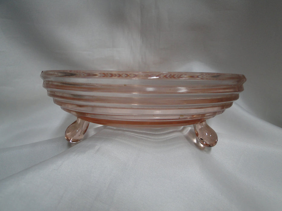 Anchor Hocking Manhattan Pink, Depression Glass: Footed Candy Dish (es), As Is
