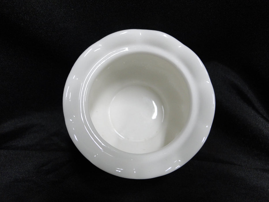 Grace's Teaware Pink Florals & Green Leaves on White: Sugar Bowl, No Lid, 2 3/4"