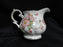 Grace's Teaware Pink Florals & Green Leaves on White: Creamer, 3" Tall