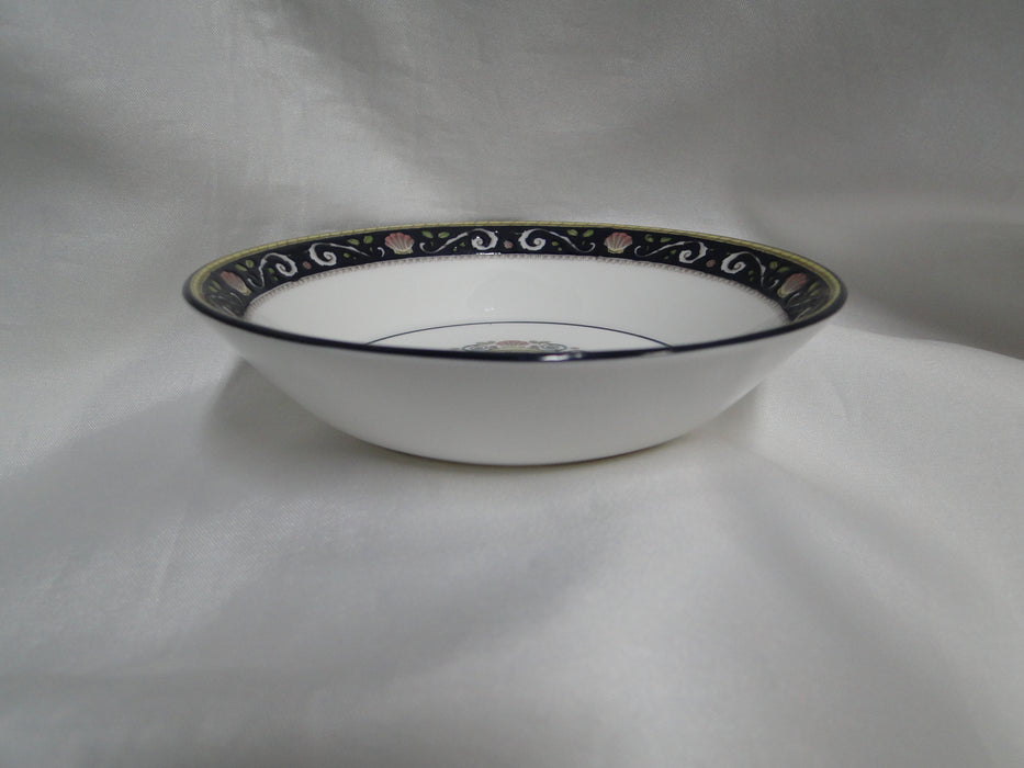Wedgwood Runnymede Blue, Pink Shells: Fruit Bowl (s), 5 1/8", Vase Bkstmp