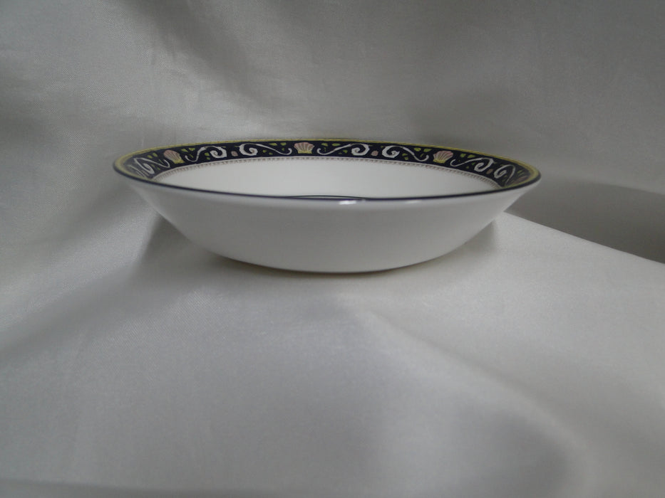 Wedgwood Runnymede Blue, Pink Shells: Fruit Bowl (s), 5", "W" Bkstmp