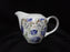Grace's Teaware Purple & Gray Roses on White: Creamer, 3 1/2" Tall