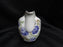 Grace's Teaware Purple & Gray Roses on White: Creamer, 3 1/2" Tall