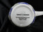 Grace's Teaware Purple & Gray Roses on White: Creamer, 3 1/2" Tall