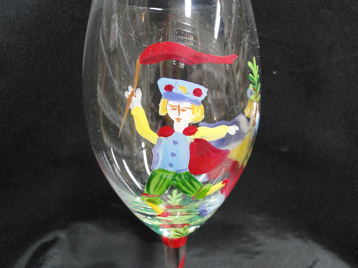 Block 12 Days of Christmas: "10 Lords" Water or Wine Goblet, 9 1/8"